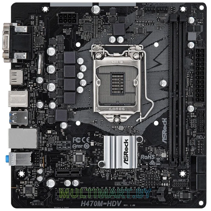 Материнская плата ASRock H470M-HDV